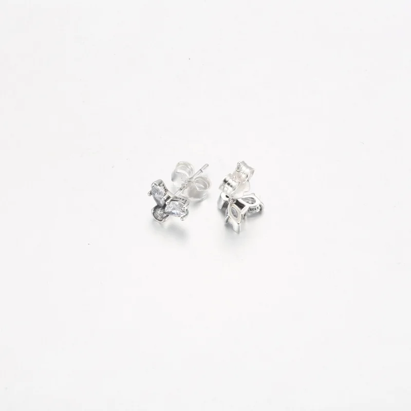 (Bild für) PANDORA Funkelnde Herbarium-Cluster-Ohrstecker - 292406C01 - Ansicht 6