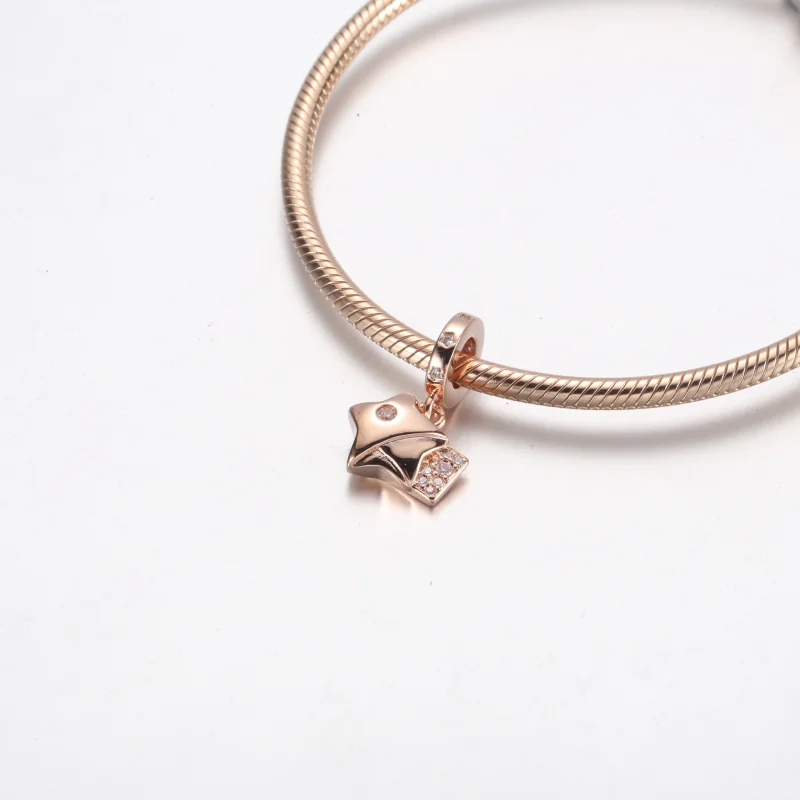 (Bild für) Pandora Glücksstern-Anhänger aus Roségold - 782483C01 - Ansicht 7