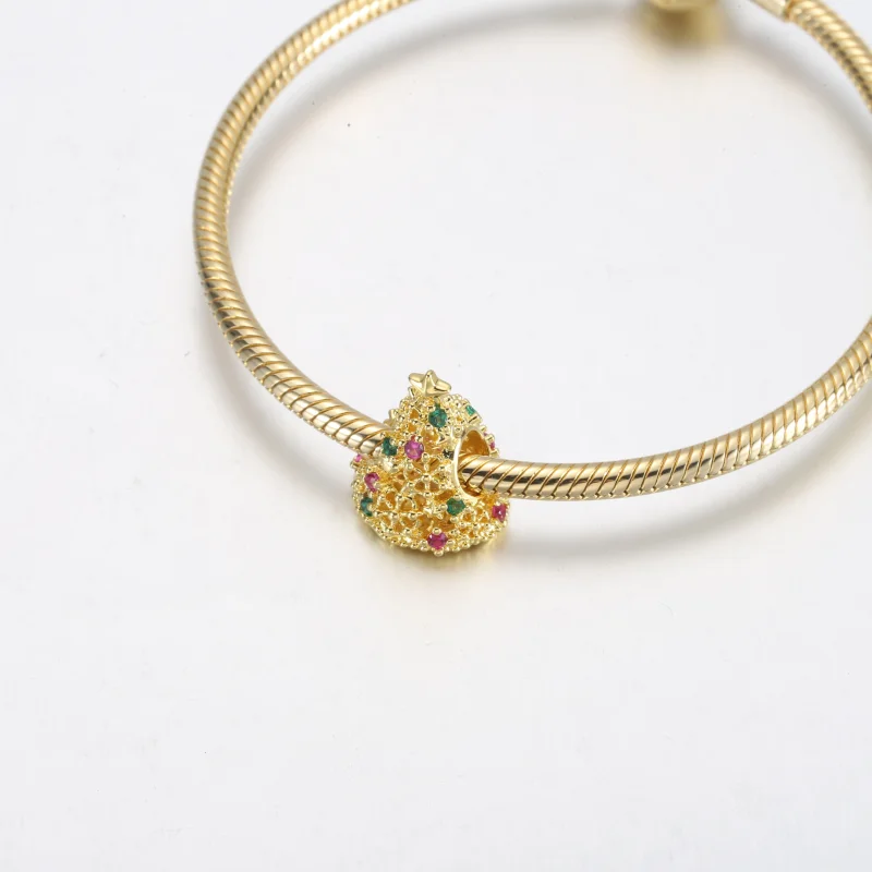 (Bild für) PANDORA Glitzer-Weihnachtsbaum-Charm - 769226C01 - Ansicht 12