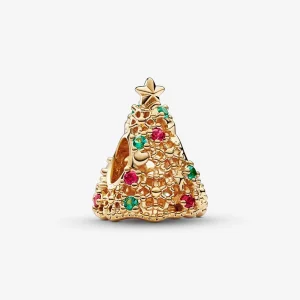 (Bild für) PANDORA Glitzer-Weihnachtsbaum-Charm - 769226C01