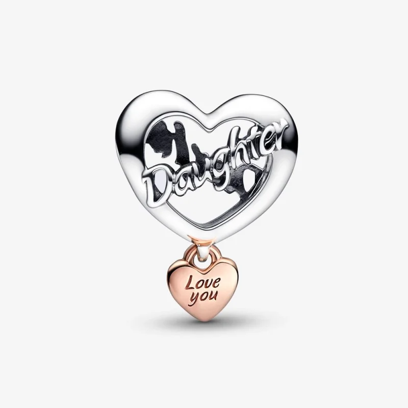 (Bild für) PANDORA Herzanhänger „Love You Daughter“. - 782327C00 - Ansicht 4