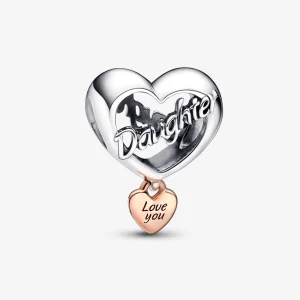 (Bild für) PANDORA Herzanhänger „Love You Daughter“. - 782327C00