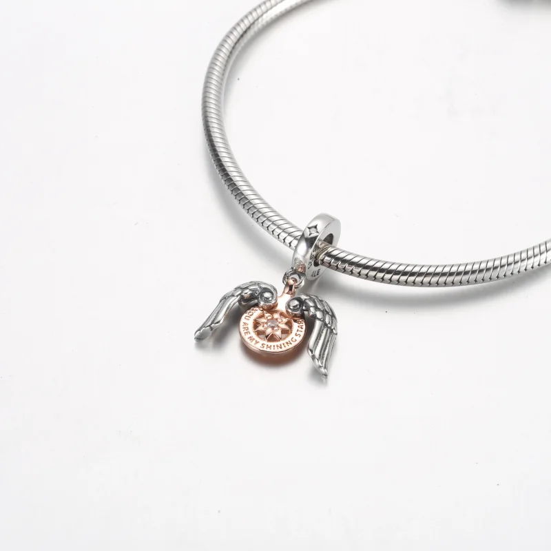 (Bild für) PANDORA Himmlischer Kompass-Engelsflügel-Anhänger - 782359C01 - Ansicht 10