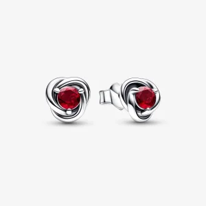 (Bild für) PANDORA July True Red Eternity Circle Ohrstecker - 292334C01