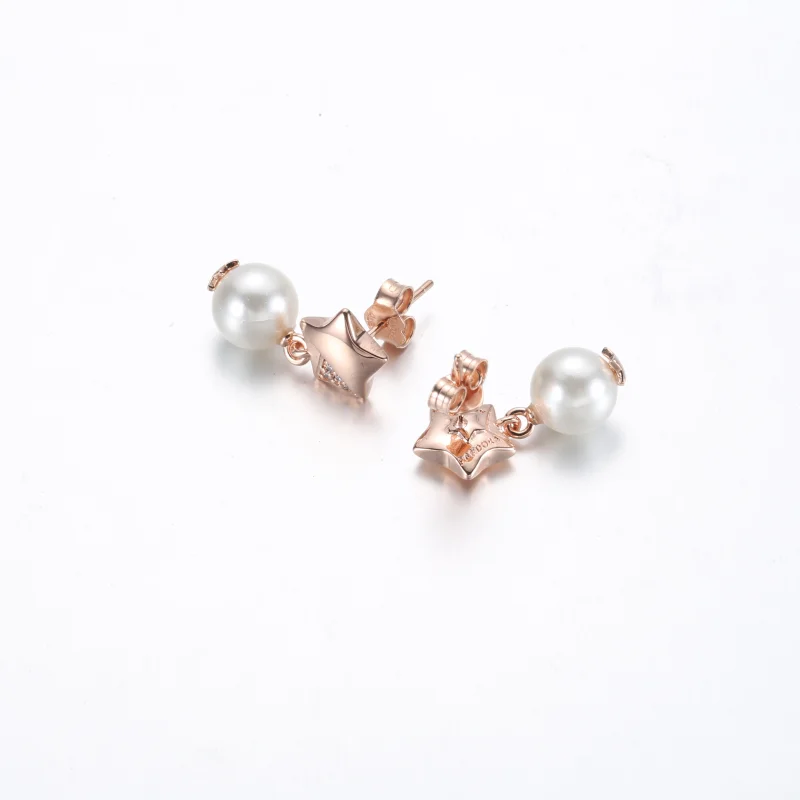 (Bild für) PANDORA Lucky Star Series Jane Star Ohrstecker - 282488C01 - Ansicht 4