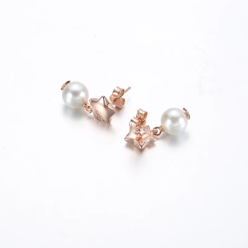 (Bild für) PANDORA Lucky Star Series Jane Star Ohrstecker - 282488C01 - Ansicht 8