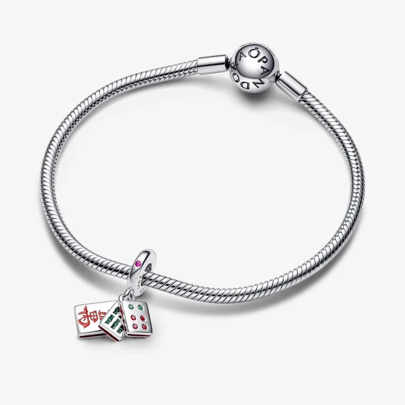 (Bild für) PANDORA Mahjong Triple Dangle Charm - 792523C01 - Ansicht 4