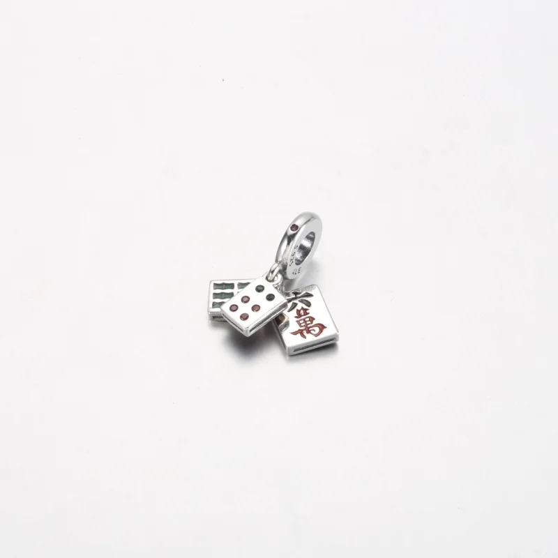 (Bild für) PANDORA Mahjong Triple Dangle Charm - 792523C01 - Ansicht 8