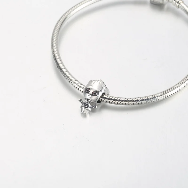 (Bild für) PANDORA Marvel Guardians of the Galaxy Dancing Groot Charm - 792554C01 - Ansicht 8