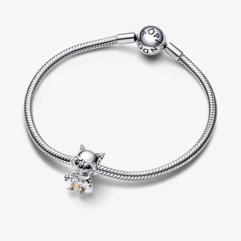 (Bild für) PANDORA Marvel Guardians of the Galaxy Raketen-Waschbär-Charm - 792563C01 - Ansicht 4