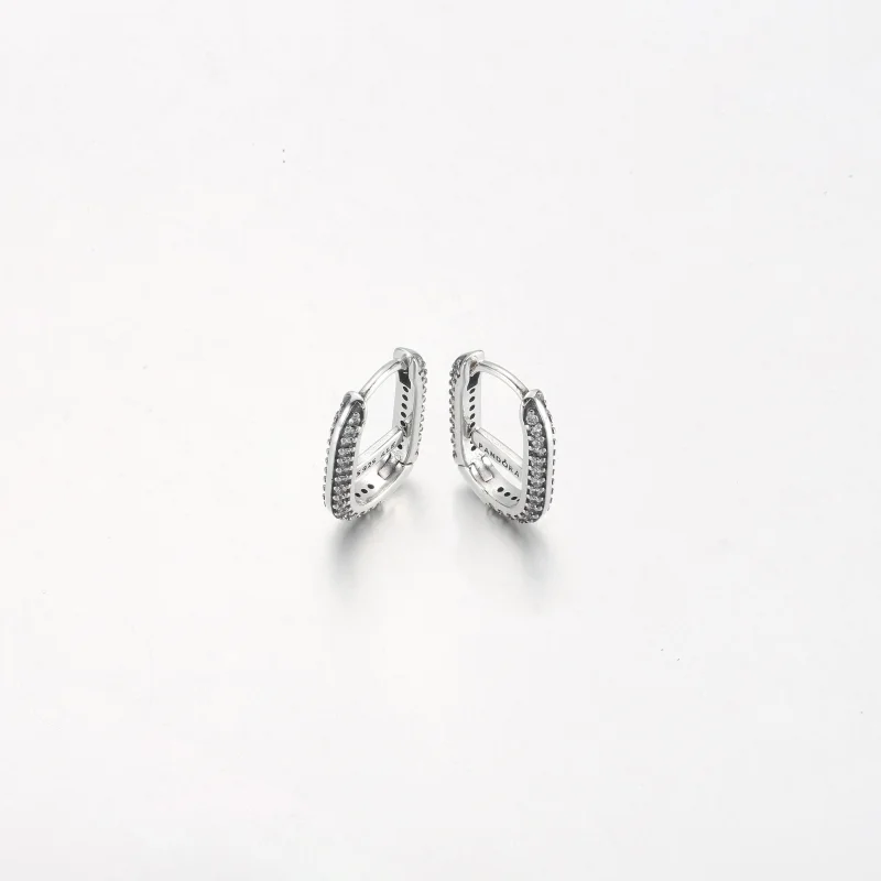 (Bild für) Pandora ME Pavé-Ohrring mit einem Glied - 299682C01 - Ansicht 4