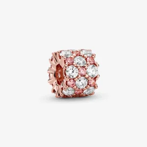 (Bild für) PANDORA Pink & Clear Sparkle Charm - 788487C01