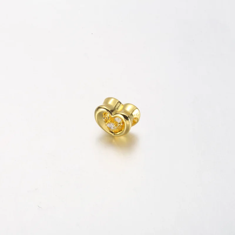 (Bild für) PANDORA Radiant Heart & Floating Stone Charm - 762493C01 - Ansicht 5
