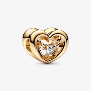 (Bild für) PANDORA Radiant Heart & Floating Stone Charm - 762493C01