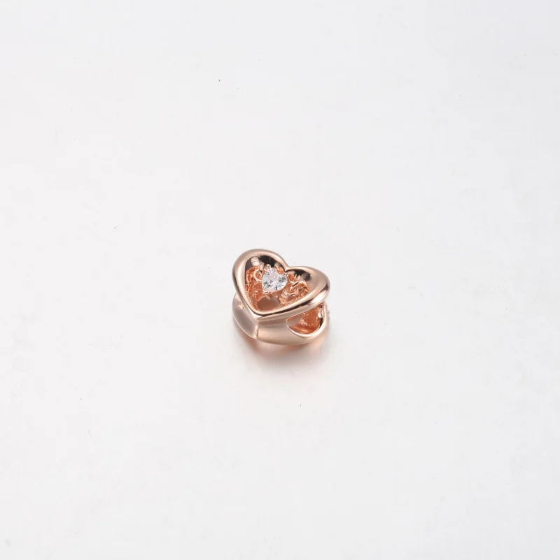 (Bild für) PANDORA Radiant Heart & Floating Stone Charm - 782493C01 - Ansicht 6