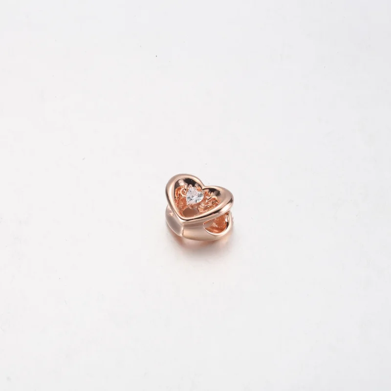 (Bild für) PANDORA Radiant Heart & Floating Stone Charm - 782493C01 - Ansicht 10