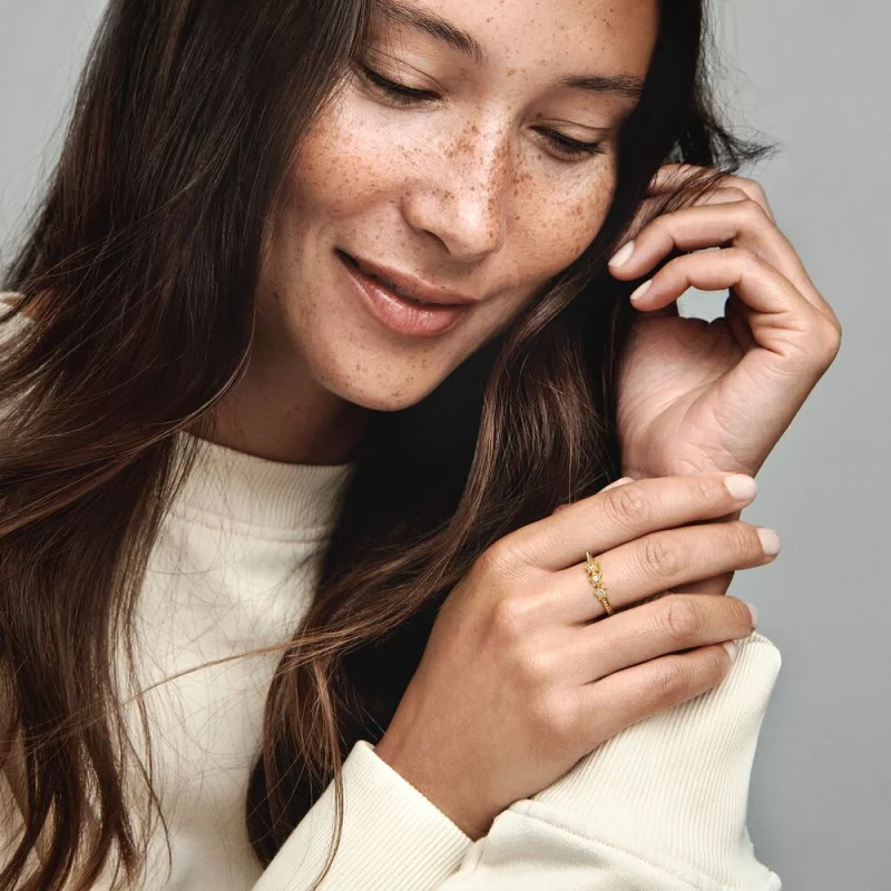 (Bild für) PANDORA Ring mit himmlischen Sternen - 162333C01 - Ansicht 2