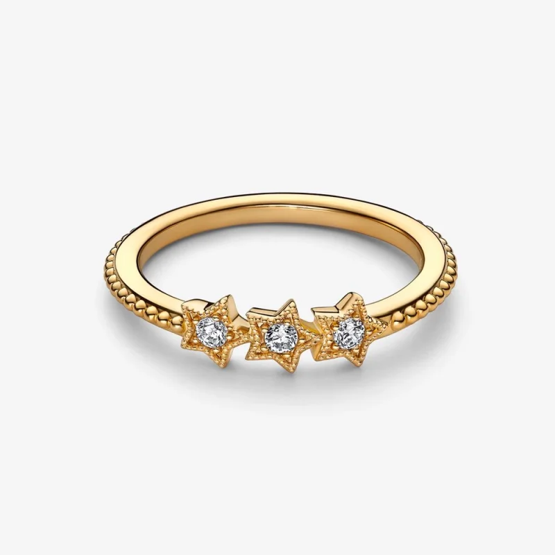 (Bild für) PANDORA Ring mit himmlischen Sternen - 162333C01 - Ansicht 4