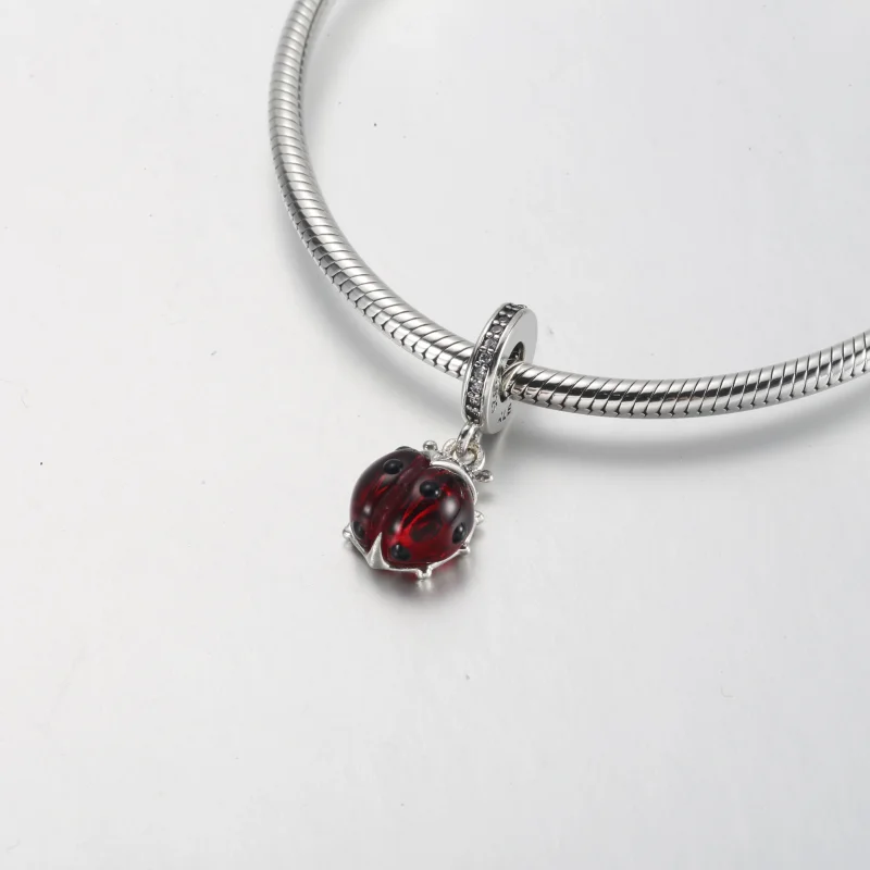(Bild für) PANDORA Roter Marienkäfer-Anhänger - 792571C01 - Ansicht 7