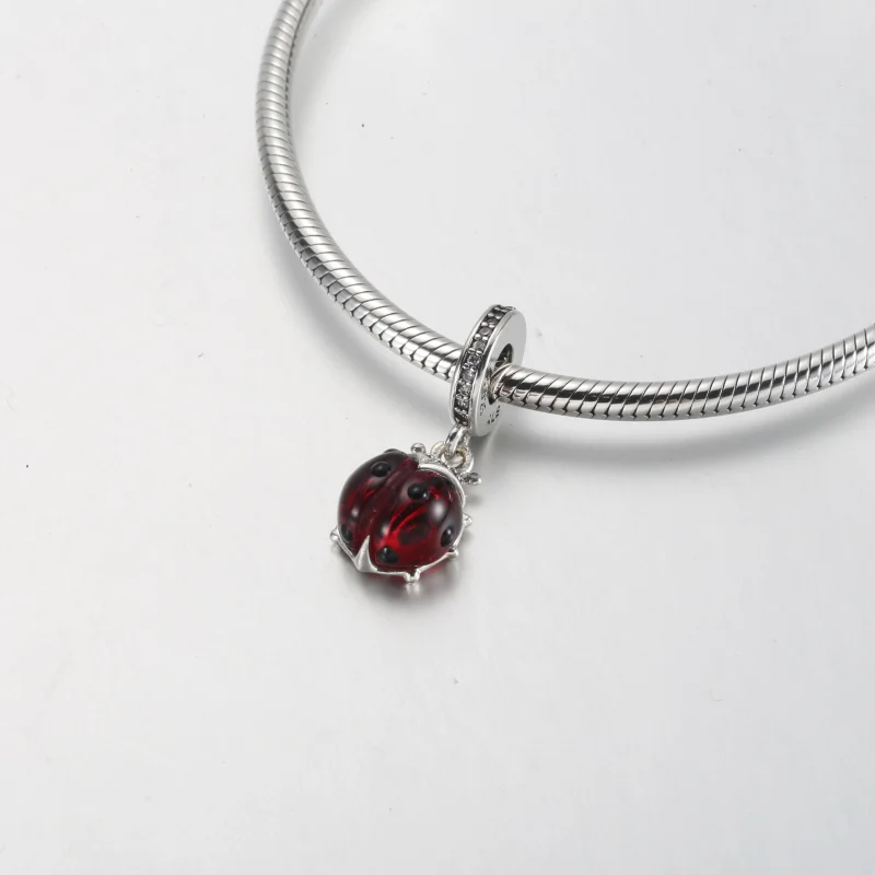 (Bild für) PANDORA Roter Marienkäfer-Anhänger - 792571C01 - Ansicht 10