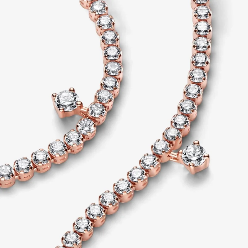 (Bild für) PANDORA Sparkling Drops Tennisarmband - 582401C01 - Ansicht 4