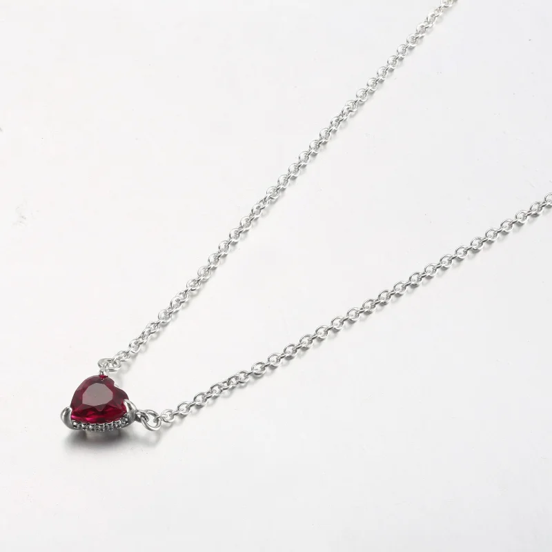 (Bild für) PANDORA Sparkling Heart Halo-Anhänger-Collier-Halskette - 392542C01 - Ansicht 5