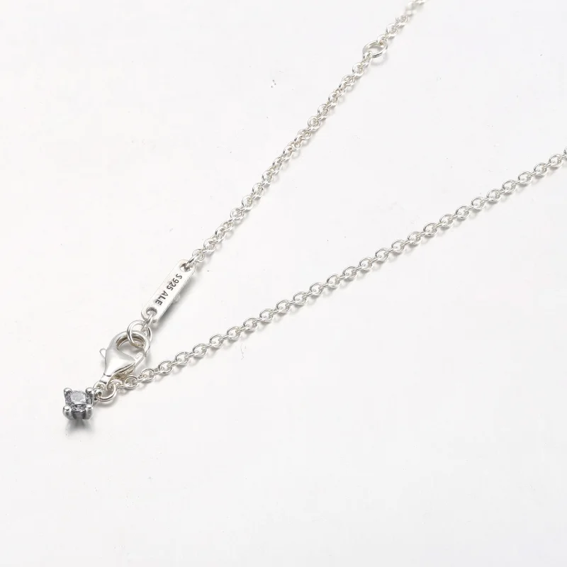 (Bild für) PANDORA Sparkling Heart Halo-Anhänger-Collier-Halskette - 392542C01 - Ansicht 7