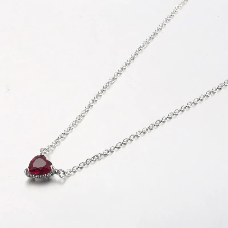 (Bild für) PANDORA Sparkling Heart Halo-Anhänger-Collier-Halskette - 392542C01 - Ansicht 9