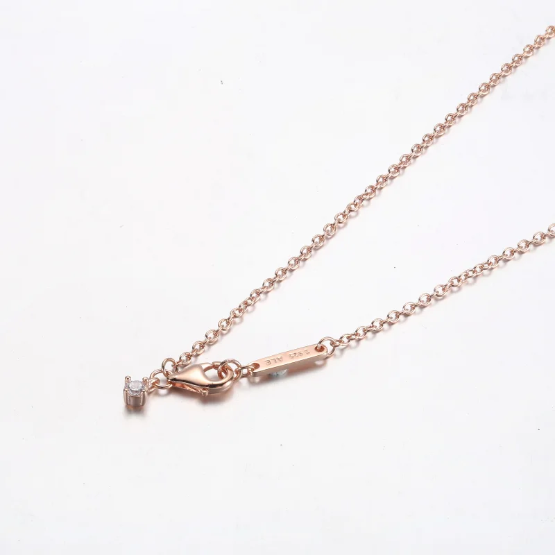 (Bild für) PANDORA Sparkling Herbarium Cluster Drop Collier-Halskette - 382386C01 - Ansicht 7