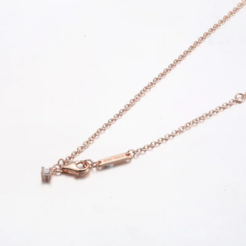 (Bild für) PANDORA Sparkling Herbarium Cluster Drop Collier-Halskette - 382386C01 - Ansicht 11