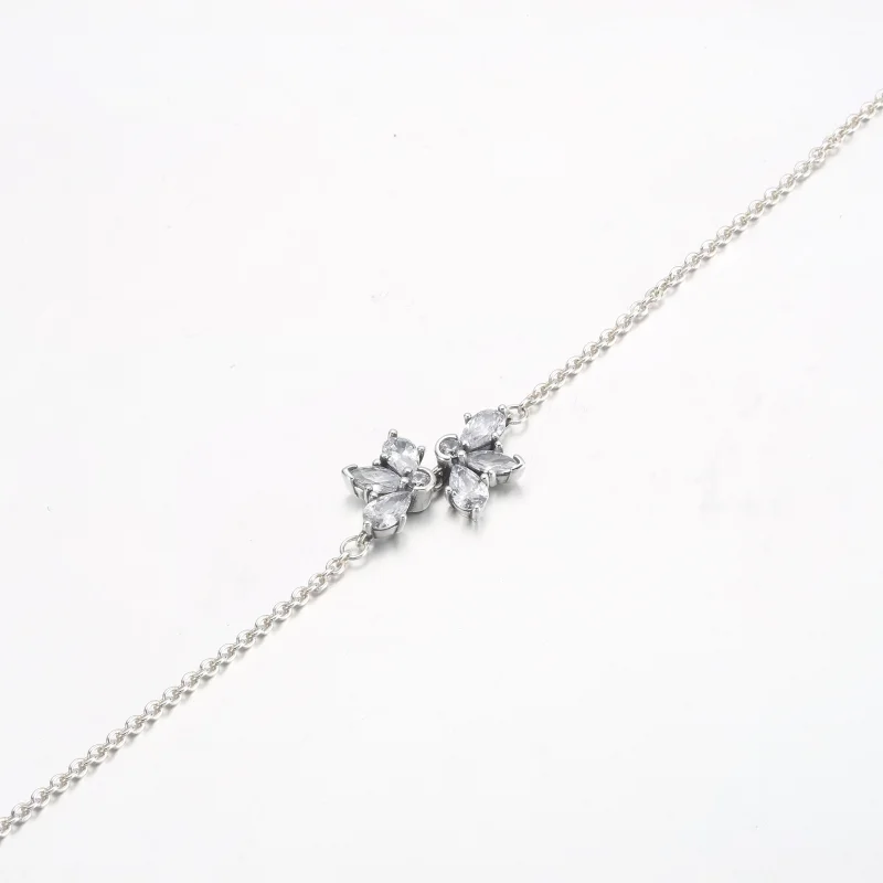 (Bild für) PANDORA Sparkling Herbarium Cluster-Kettenarmband - 592398C01 - Ansicht 3