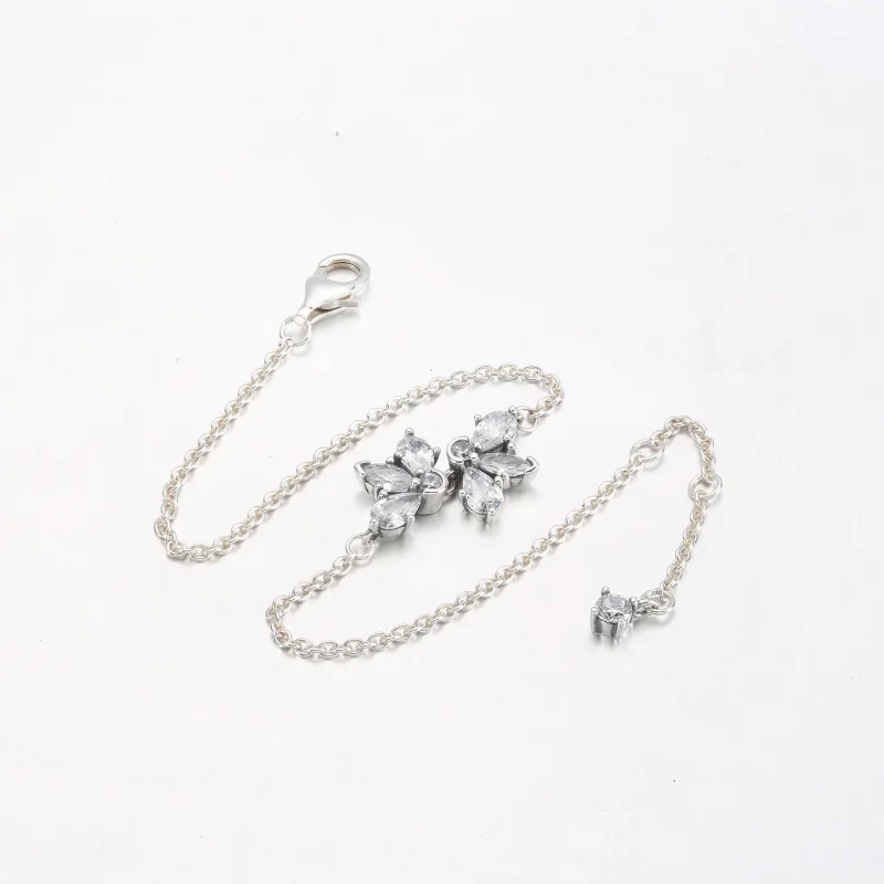 (Bild für) PANDORA Sparkling Herbarium Cluster-Kettenarmband - 592398C01 - Ansicht 5