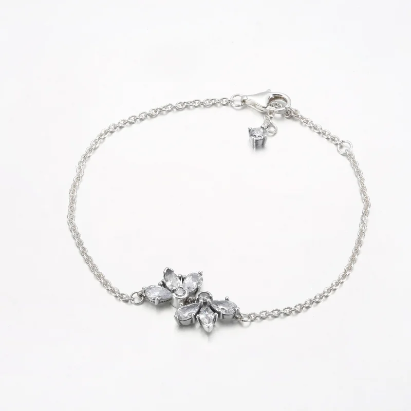 (Bild für) PANDORA Sparkling Herbarium Cluster-Kettenarmband - 592398C01 - Ansicht 6