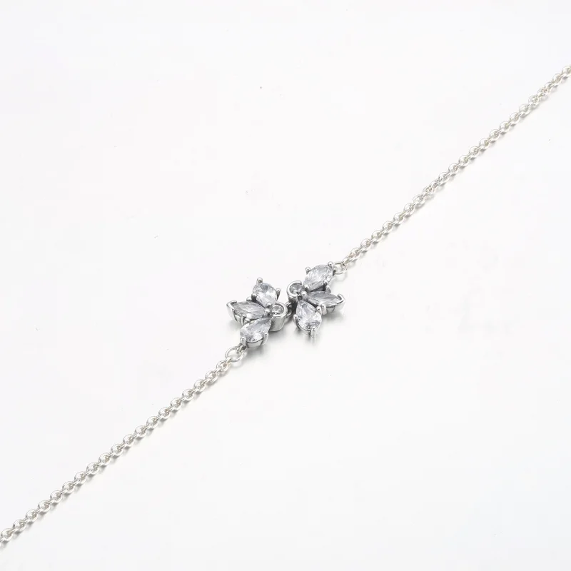 (Bild für) PANDORA Sparkling Herbarium Cluster-Kettenarmband - 592398C01 - Ansicht 7
