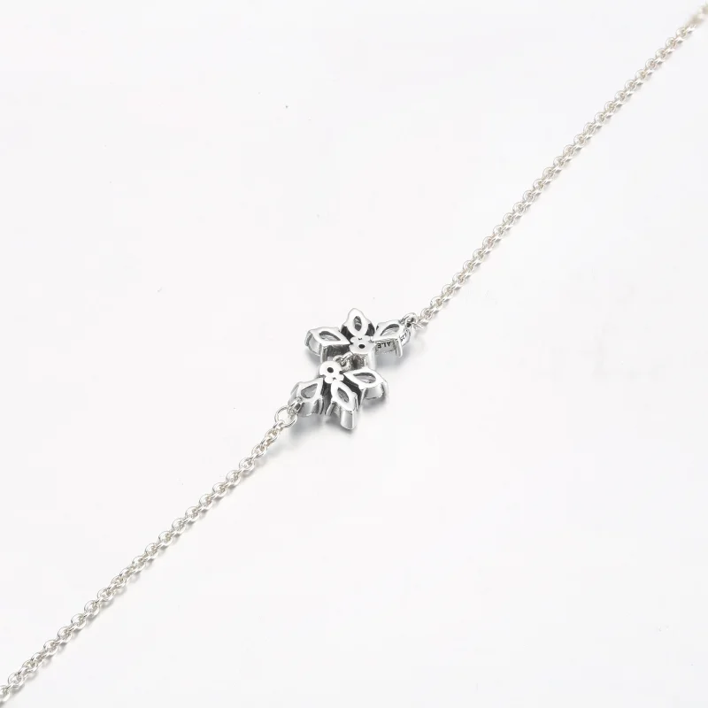 (Bild für) PANDORA Sparkling Herbarium Cluster-Kettenarmband - 592398C01 - Ansicht 8