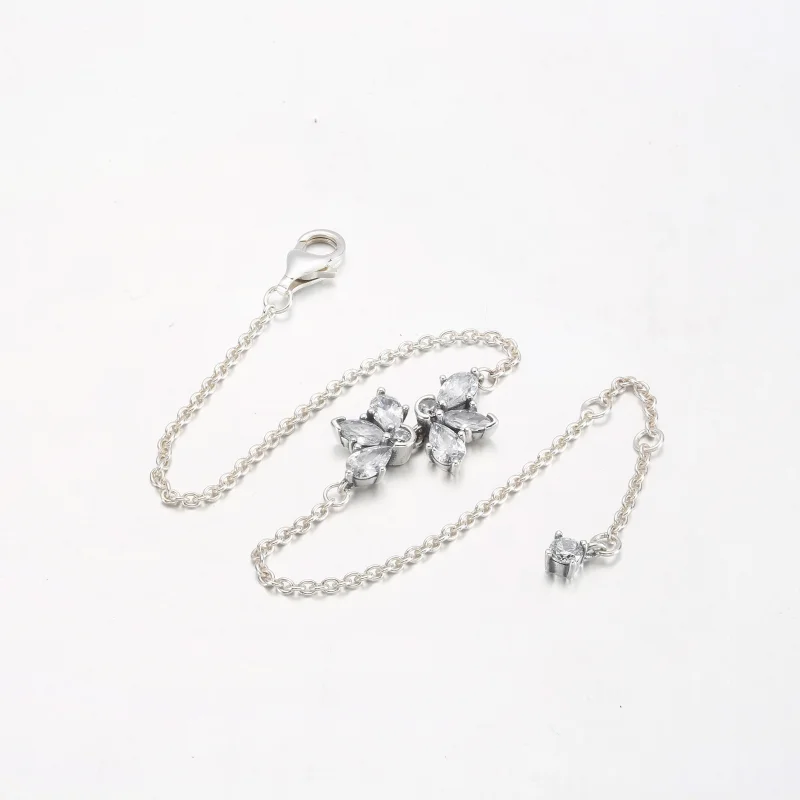 (Bild für) PANDORA Sparkling Herbarium Cluster-Kettenarmband - 592398C01 - Ansicht 9
