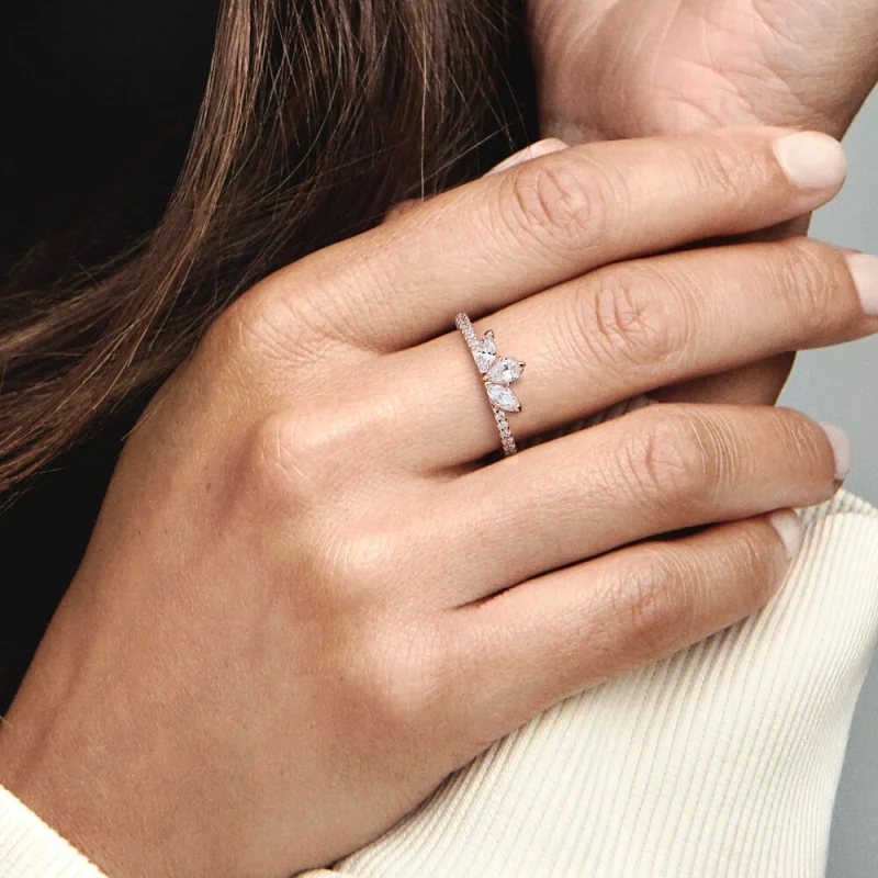(Bild für) PANDORA Sparkling Herbarium Cluster-Ring - 182392C01 - Ansicht 3