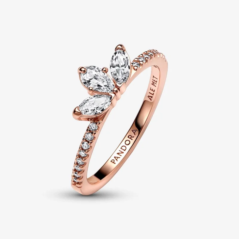 (Bild für) PANDORA Sparkling Herbarium Cluster-Ring - 182392C01 - Ansicht 4