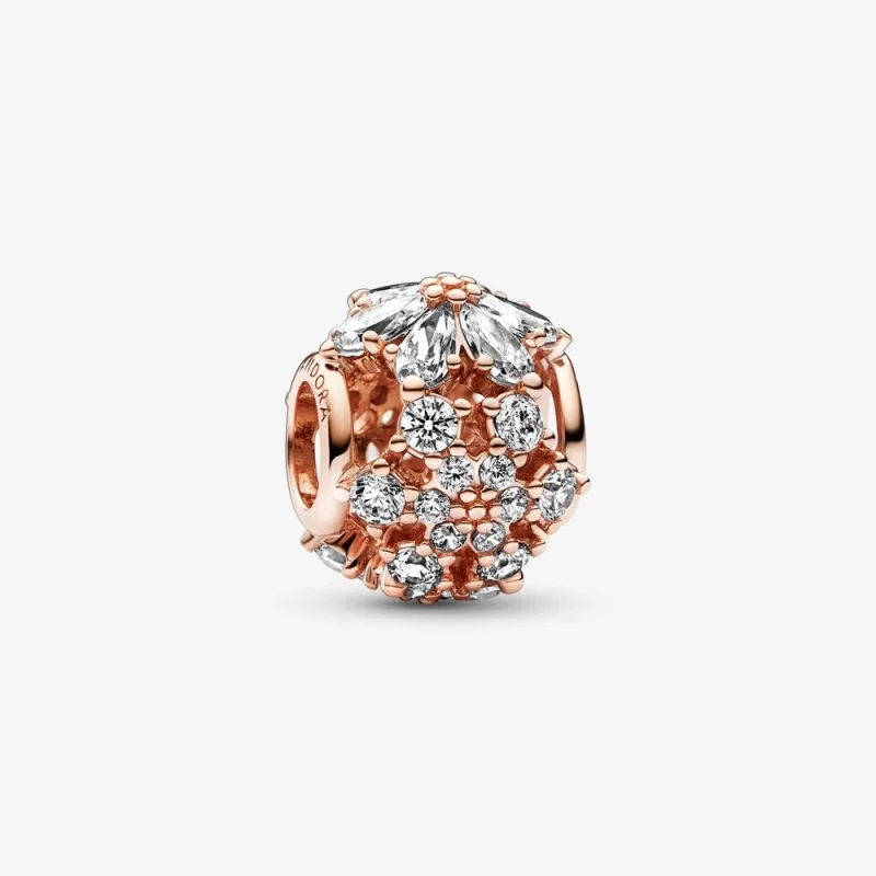 (Bild für) PANDORA Sparkling Herbarium Cluster runder Charm - 782383C01
