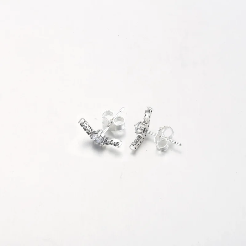 (Bild für) PANDORA Sparkling Wave Ohrstecker - 292544C01 - Ansicht 5