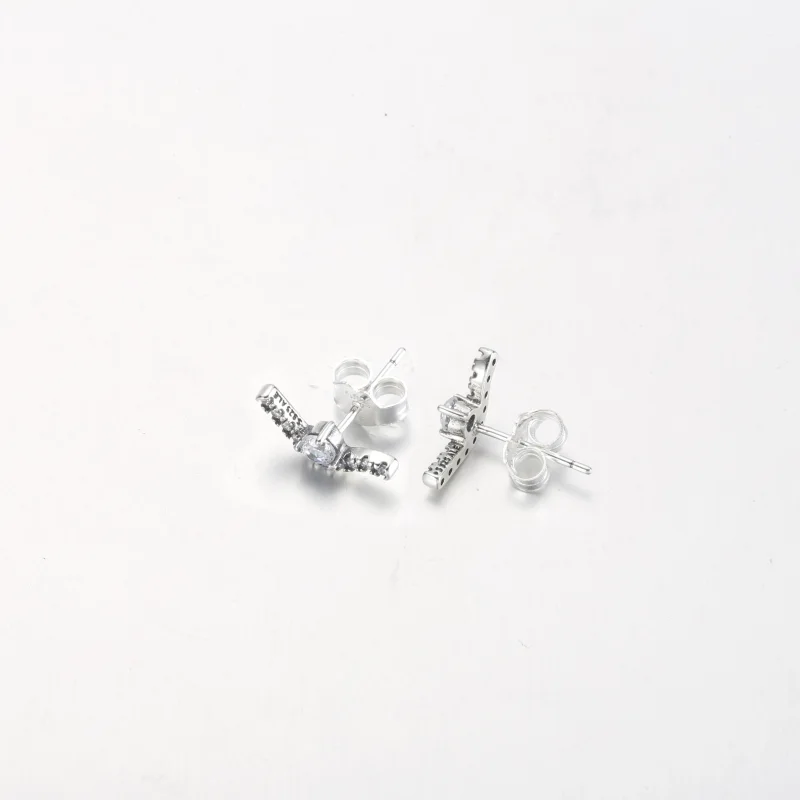 (Bild für) PANDORA Sparkling Wave Ohrstecker - 292544C01 - Ansicht 9
