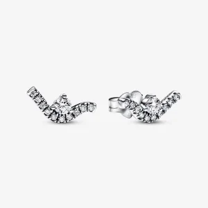 (Bild für) PANDORA Sparkling Wave Ohrstecker - 292544C01