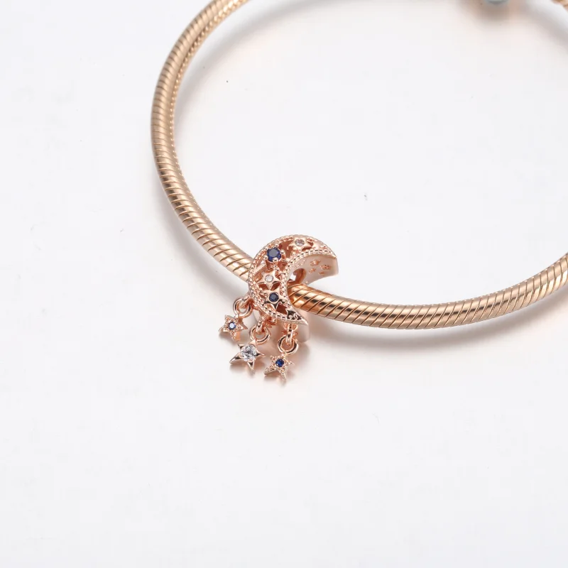 (Bild für) PANDORA Stern- und Halbmond-Charm - 789643C01 - Ansicht 12