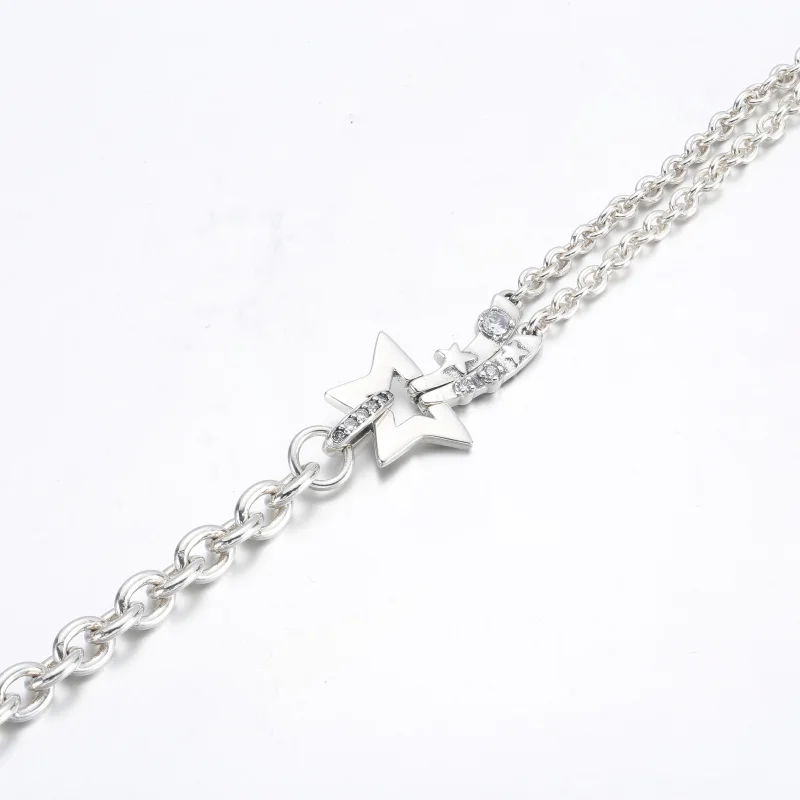 (Bild für) Pandora Sternschnuppe Doppel Kettenarmband - 592409C01 - Ansicht 6