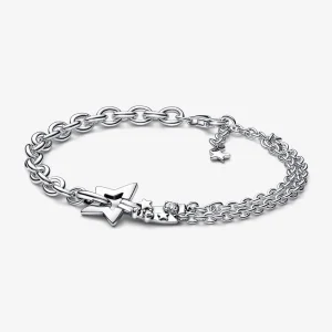 (Bild für) Pandora Sternschnuppe Doppel Kettenarmband - 592409C01