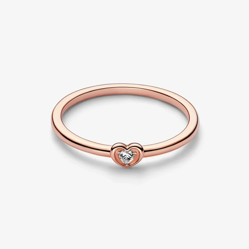 (Bild für) PANDORA Strahlender Herzring - 182495C01 - Ansicht 3