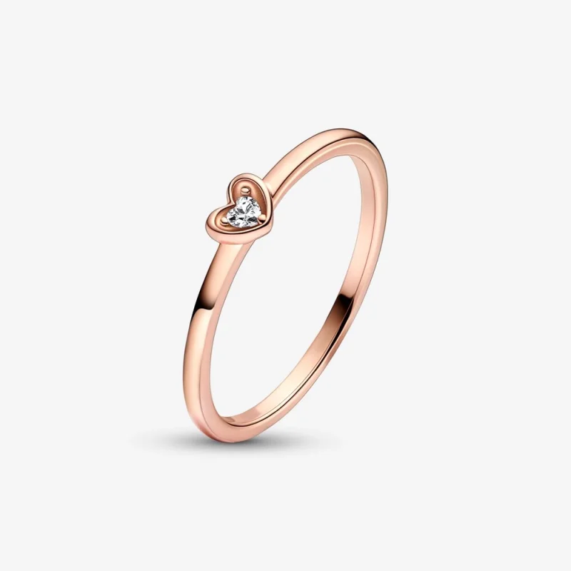(Bild für) PANDORA Strahlender Herzring - 182495C01 - Ansicht 4