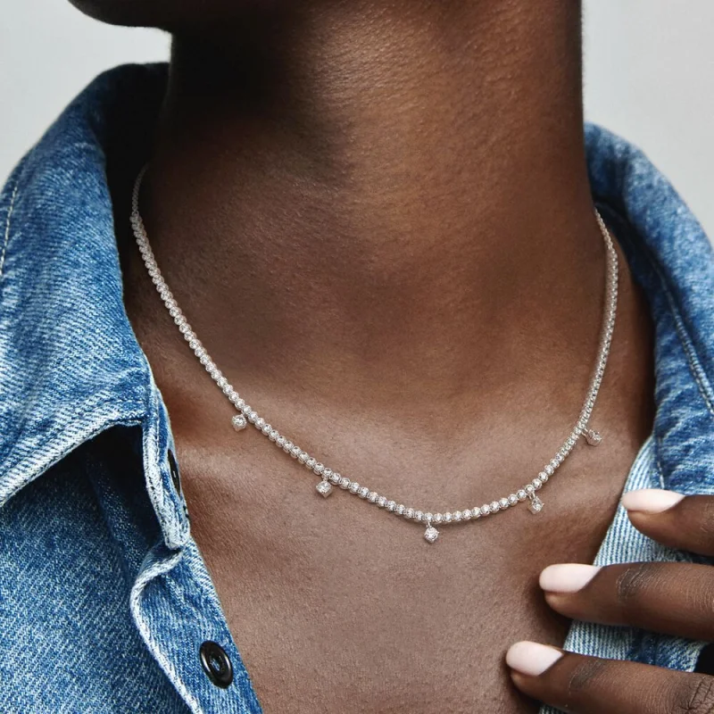(Bild für) Pandora Tropfen Kette - 392405C01 - Ansicht 3