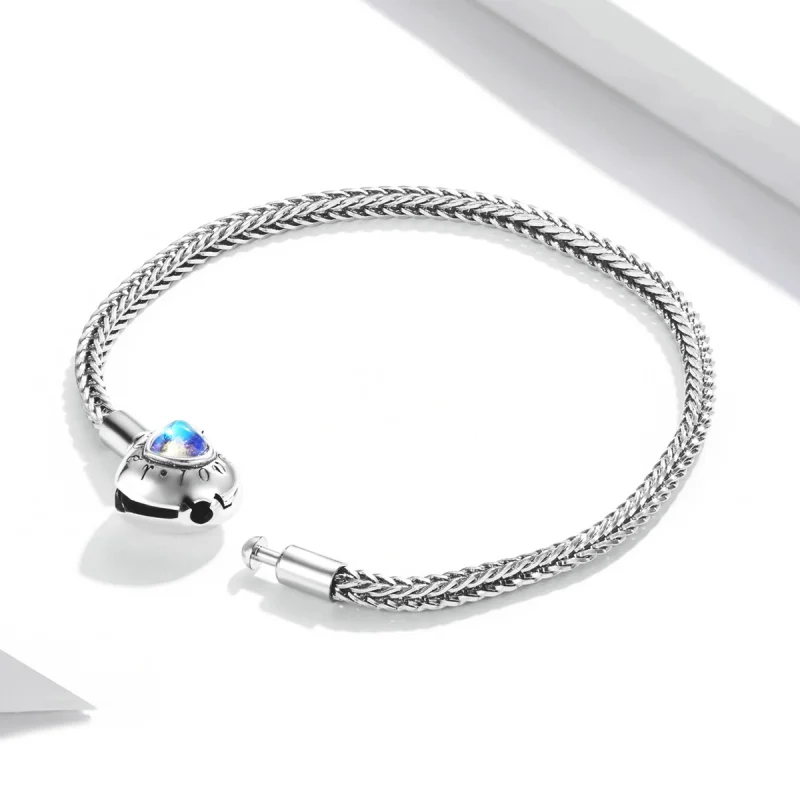(Bild für) Armband mit Herzverschluss im Pandora-Stil - SCB223 - Ansicht 3