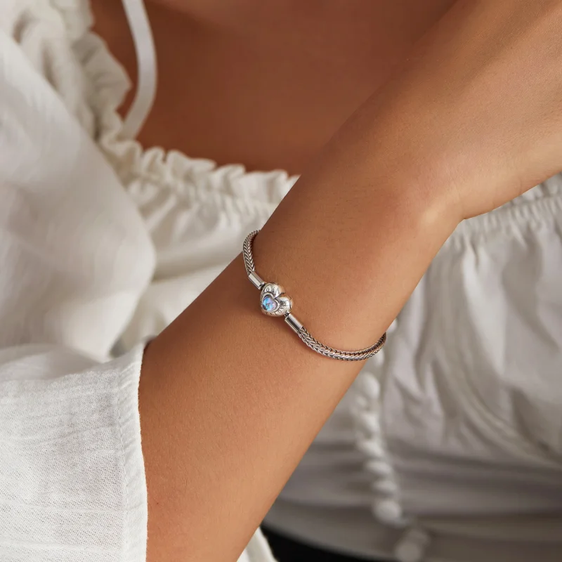 (Bild für) Armband mit Herzverschluss im Pandora-Stil - SCB223 - Ansicht 5